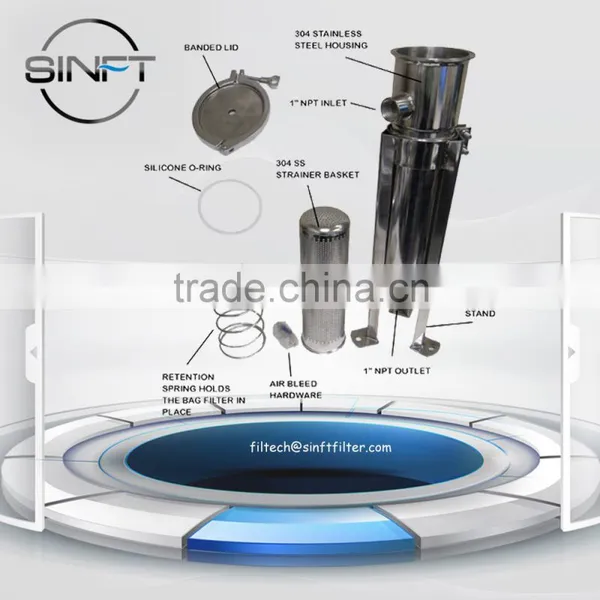2016 New Stainless Steel Water Filter Housing