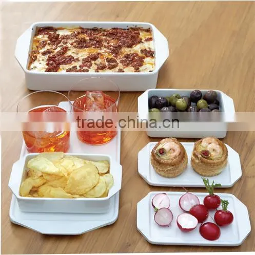 Ceramic Square Casserole Set