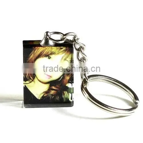 Crystal Keychains Color Printed Crystal Rings for Giveaway Gifts photo-2