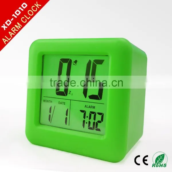 Puning Silicone Alarm Clock,Kitchen Clock,Calendar Clock With LCD Screen photo-4