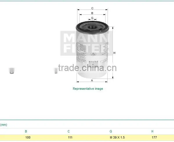 MANN LB1374/2 SPIN-ON Air/oil Sep. Boxes for KYUNGWON AIRBOY 20