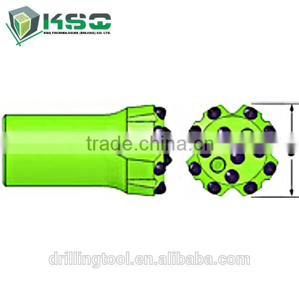 Spherical / Ballistic R38 , T38 Threaded Button Bit For Sale photo-3