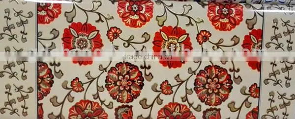 3D Laser Tablecloth Pvc Tablecloth in Roll Attractive Design With Flowers photo-4