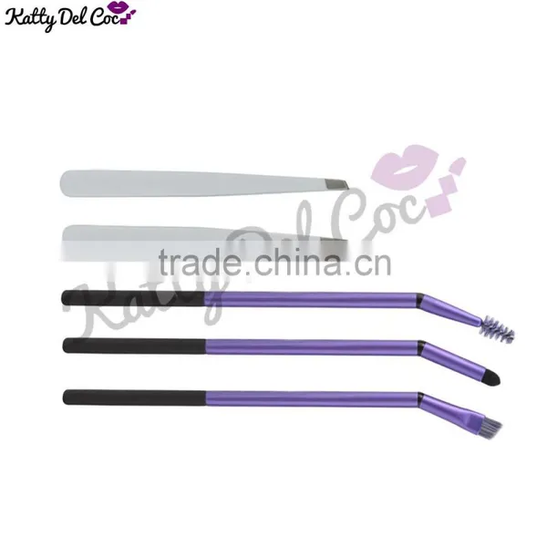 Real Makeup Brushes Free Samples Purple Color photo-3