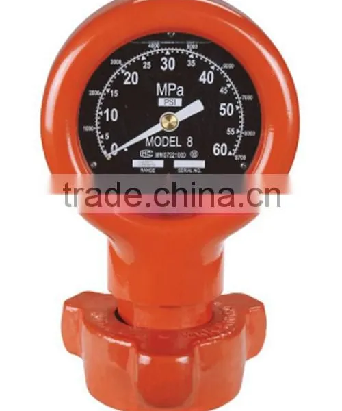 Hot Selling!! Oil Well Drilling Mud Pump Flanged Pressure Gauge photo-2