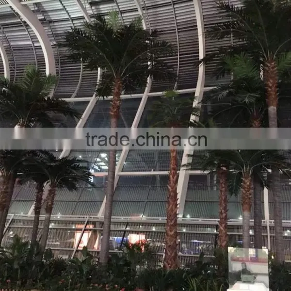Artificial Palm Tree Decoration Design For Airport Interior Decoration photo-3