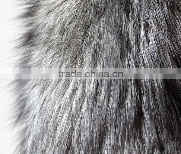 Real Fur Trim / Wholesale Raccoon Fur Trim / Detachable Raccoon Fur Collar photo-5