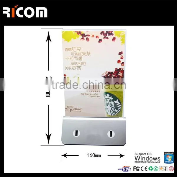 Bar/restaurant/ Coffee Shop Menu Standby Power Bank 6000mah photo-2