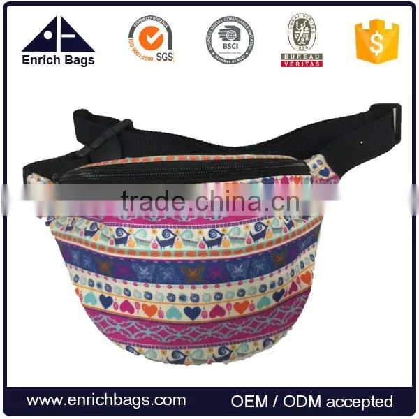 Enrich Durable Canvas Sport Waist Bag Travel Money Belt for Iphones + Accessories for Women