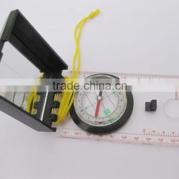 Standard Military Folding Ruler Map Compass/map Compass With Mirror photo-4