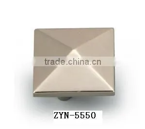 Pyramid Shape Style Zinc Alloy Cabinet Knob With Nickel Matt