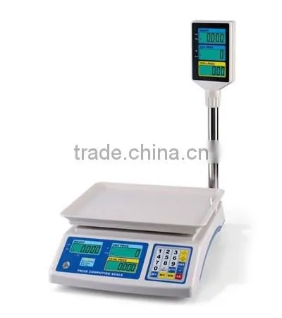 Tower Display Fruit Vegetable Digital Price Computing Weighing Scale