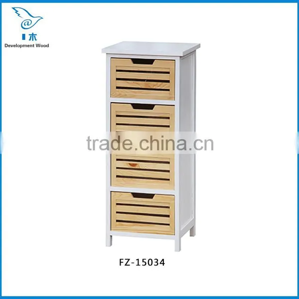 Paulownia Solid Wood Stair Furniture Bedside Cabinet photo-3