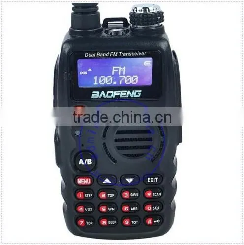 New Black VHF + UHF 136-174MHz/400-520MHz 5W 128CH VOX Dual Band BaoFeng Two Way Radio A52 photo-2