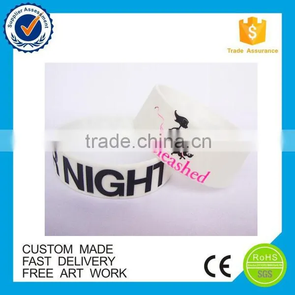 Customized China Unisex Fitness Silicone Charm Bracelet photo-4