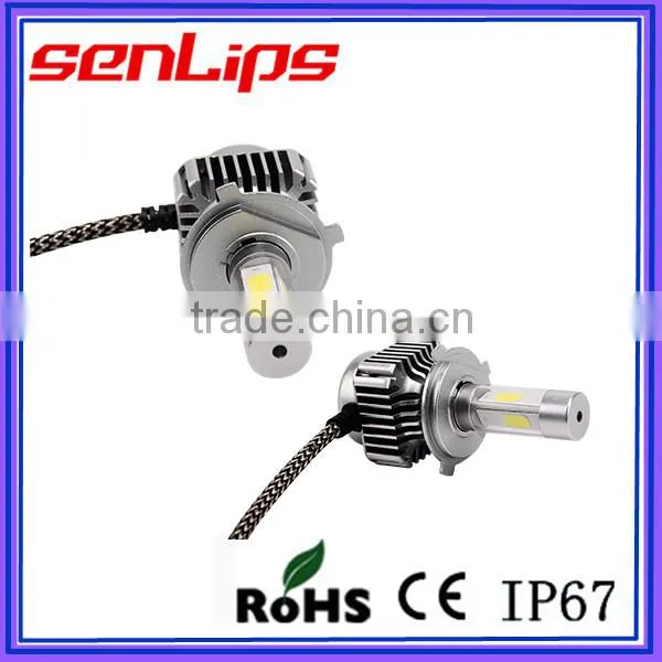 12-24V 360 Degrees H4 COB CHIP Led 4P Headlight for All Vehicles photo-5