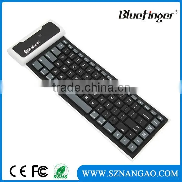 Shenzhen Factory Cheaper Waterproof Bluetooth Silicon Wireless Keyboard