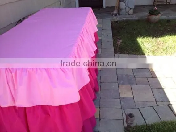 Steps In Table Skirting Square Table Skirting For Wedding photo-2