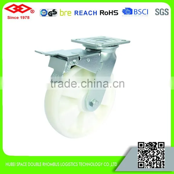 100mm-200mm Heavy Duty Nylon Casters With Welding Steel photo-3