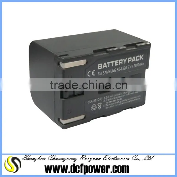 High Capacity 2800mAh Battery SB-L220 L110 for VM-C870,VP-D305,VP-26i,VP-D6050,VP-D60, VM-C1500, VM-A990 Digital Cameras 7.4V photo-3