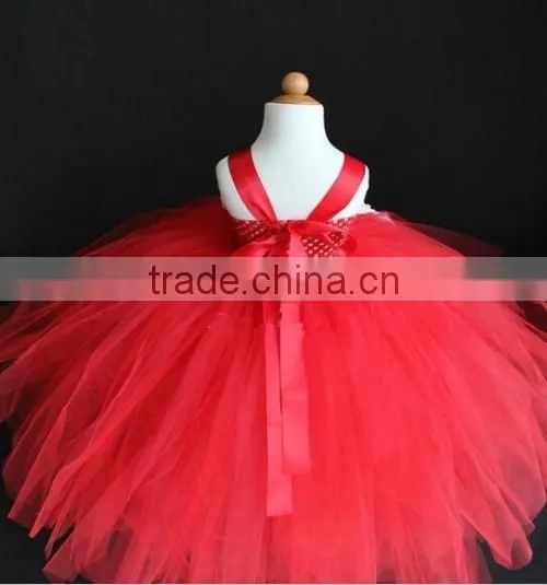 Red Baby Dresses Tutu For Girl Long Prom Dresses Tutu For Girl photo-4