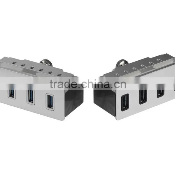 High-performance High-speed 4-Port Usb 3.0 Hub With LED Indicators and Easy to be Fixed on the PC or Table photo-2