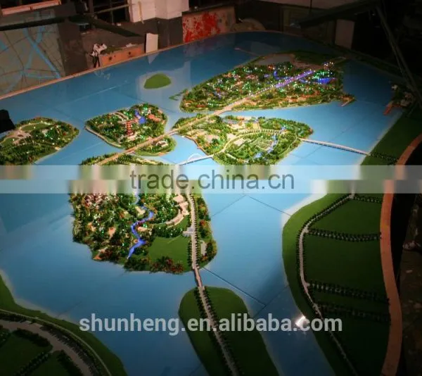 Sea Island Rendering Model of 3d Architectural Model photo-2