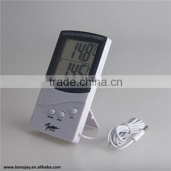 Wired Indoor and Outdoor Digital Thermometer photo-2