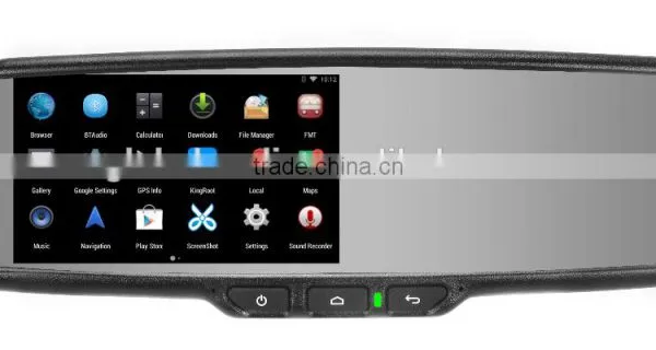 5inch LCD Car Rearview Mirror Gps Android photo-2