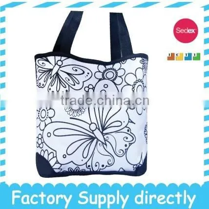 DIY Drawing Young Girls Fashion Bag Tote, New Arrival Tote Bag photo-2