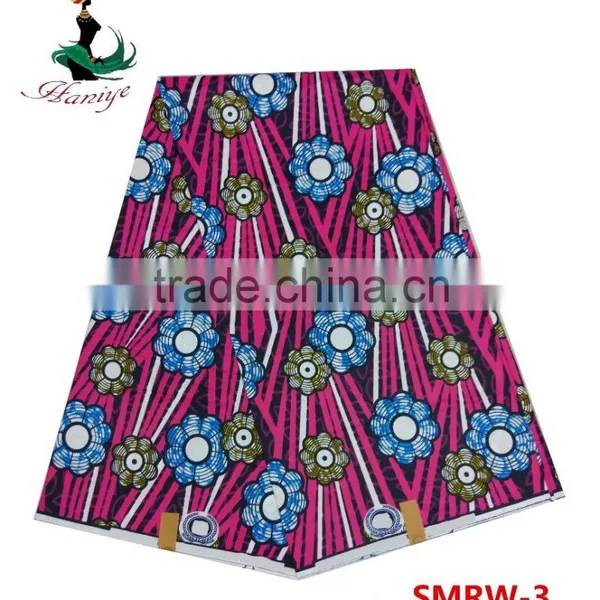 SMRW-1 Real Wax Fabric African Printed Jave Wax Fabric photo-5