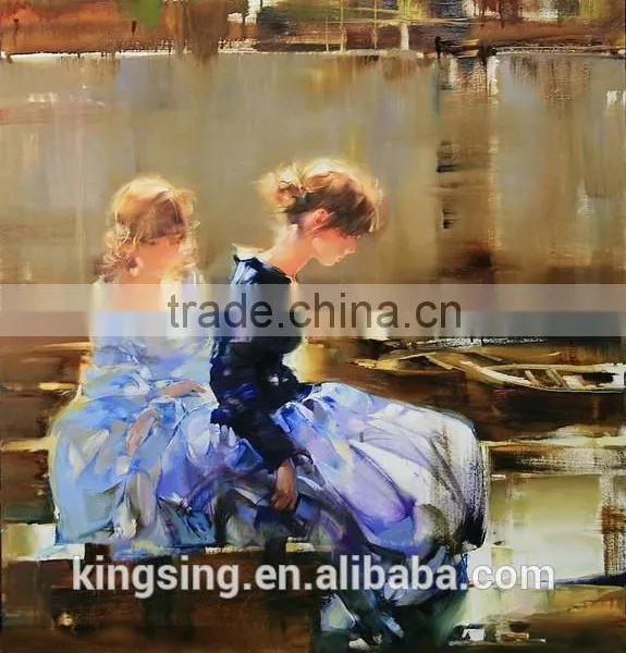 Pop Art Abstract People Painting Musim Painting HT 1690 photo-4