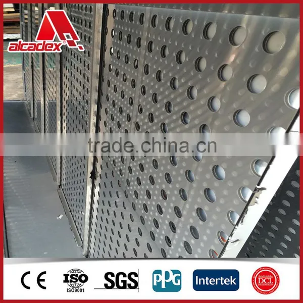 Fire Rated Aluminum Perforated Metal Wall Cladding Panels