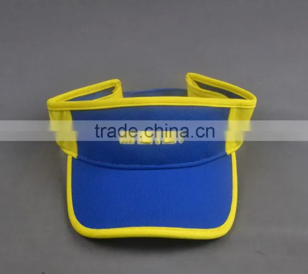 China Supplier Custom 100% Polyster Sun Visor Cap With 3D Embroidery photo-2