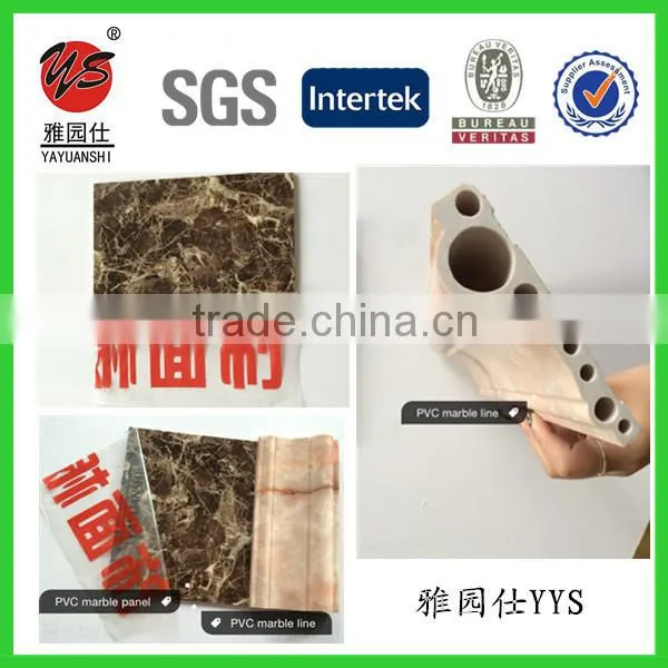 PVC Frame PVC Moudling Marble Disign Wood Grain From China photo-4