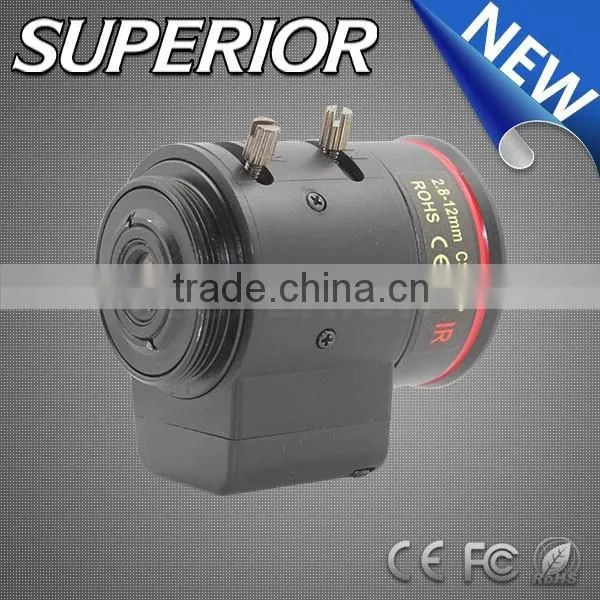Infrared Glasses Night Vision Aspheric Mini Type cs Mount Cctv Lens Low Distortion 2.8-12mm Varifocal Lens Cctv Camera Lens