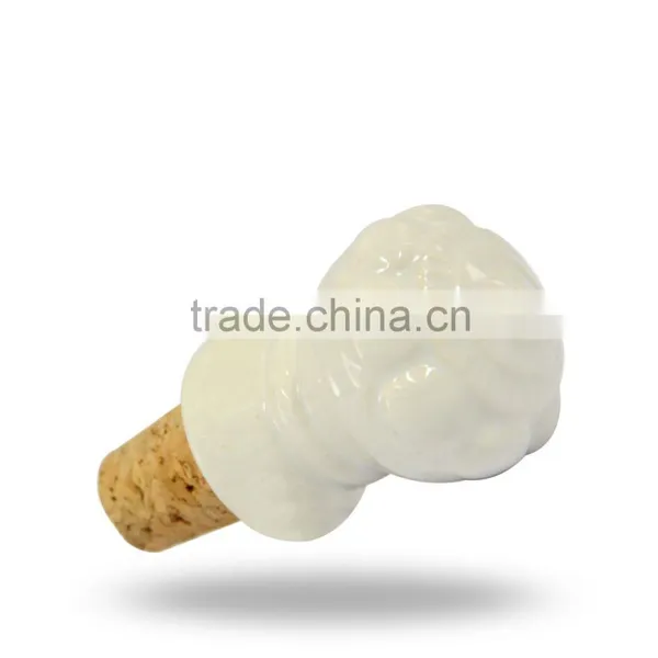 Ceramic White Duck Bottle Wine Stopper photo-6