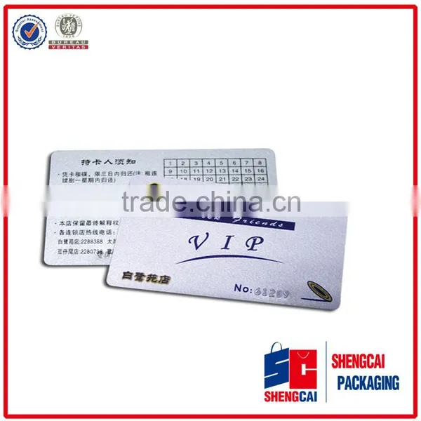 High Quality Full Color Custom Printed Pvc ID Card/plastic VIP Card
