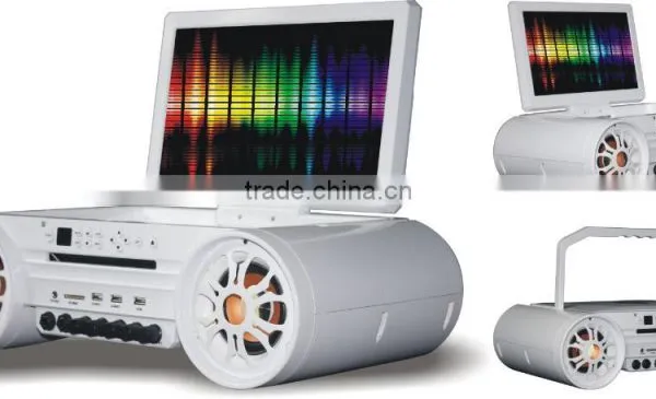 12inch Portable DVD Player Compatible with DVD, VCD, MP3, MP4 JPEG(DRVX)