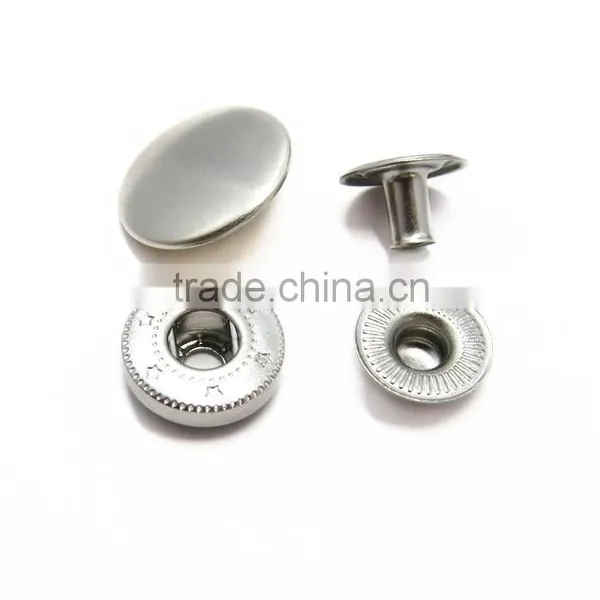 Custom 15mm Metal Snap Button For Babies Clothing photo-4