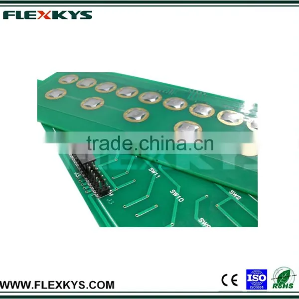 PCB Printed Circuit Membrane Switch With Metal Dome Contact photo-5