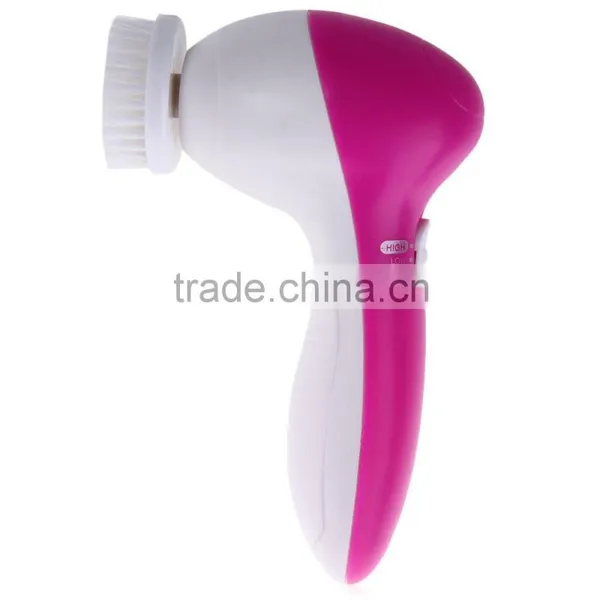2016 New Arrival 5 In 1 Face Massager Rotating Electric Facial Cleansing Brush photo-4