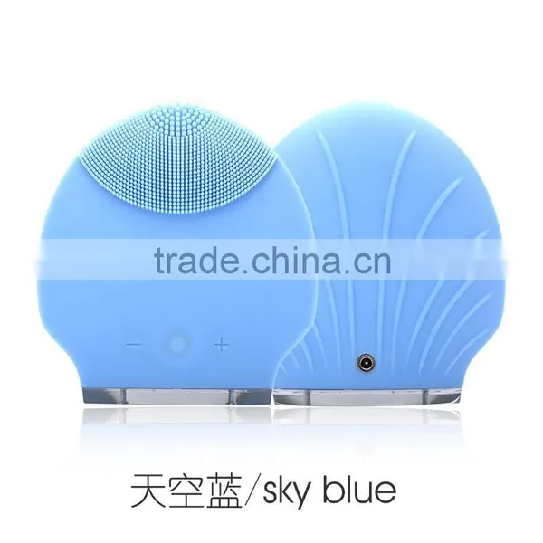 2015 Electric Waterproof Facial Cleansing Brush,Rechargeable Sonic Facial Brush,Wireless Sonic Electric Facial Brush photo-6