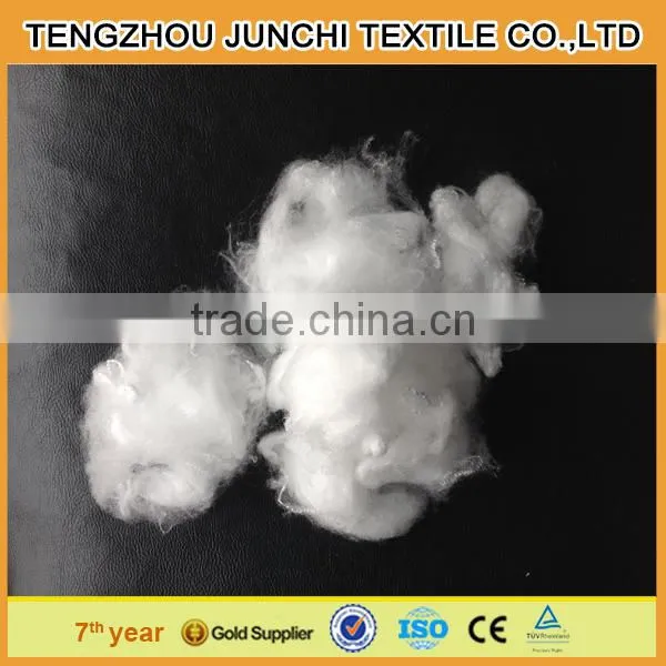 Junchi Half Recycle Good Price Black Short Fiber pp Polypropylene Staple Fiber photo-3