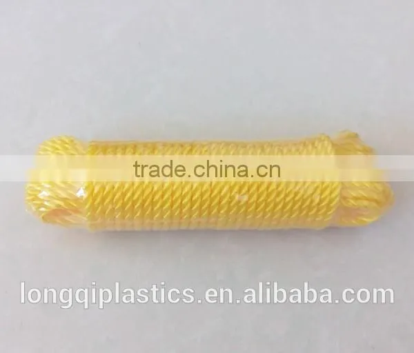 6mm Yellow,blue ,white ,red ,green Color 15 Meters 1/4 Nylon, pe , Polypropylene Rope Clothesline Rope photo-5