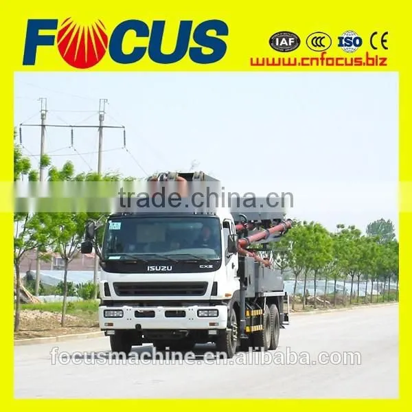 China New Truck Mounted Concrete Boom Pump 21m 25m 28m 32m Concrete Truck With Pump photo-3