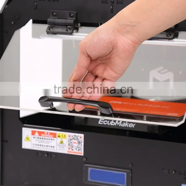 2016 3d Metal Printer 3D Machine Enclosed Frame FDM Dual Extruder 3D Printer For Sale photo-6