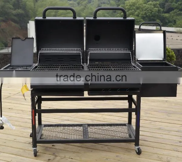 Outdoor Family Courtyard Party Carbon Steel Gas&charcoal BBQ Grill