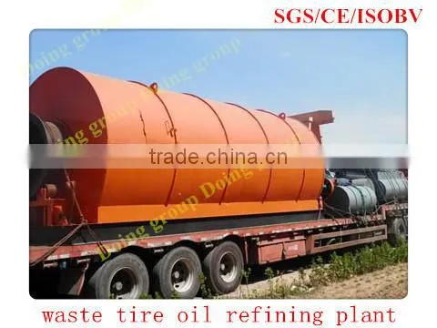 Latest Technology Waste Tire Recycling to Fuel Oil Pyrolysis Plant photo-2