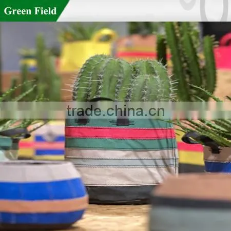 Green Field Hanging Garden Flower Bags photo-5
